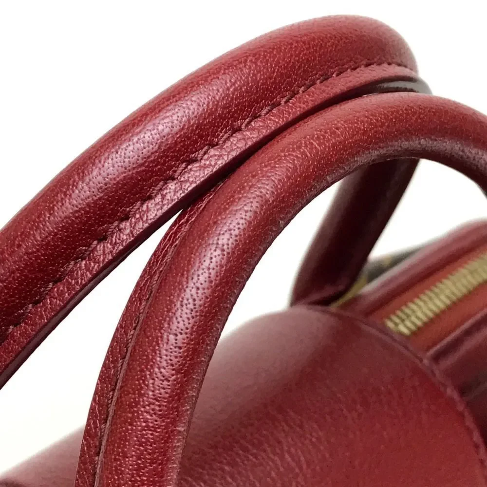 Louis Vuitton Monogram Speedy Mini Boston Bag Handbag Canvas Brown